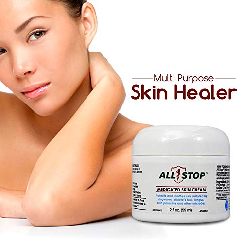 All Stop Antifungal Solution (2 Oz/59 ml)- Cream to Protects Skin Irritation by Ringworm, Athlete's Foot, Jock Itch, Skin Parasites & Other Skin irritants - Thumbnail 4