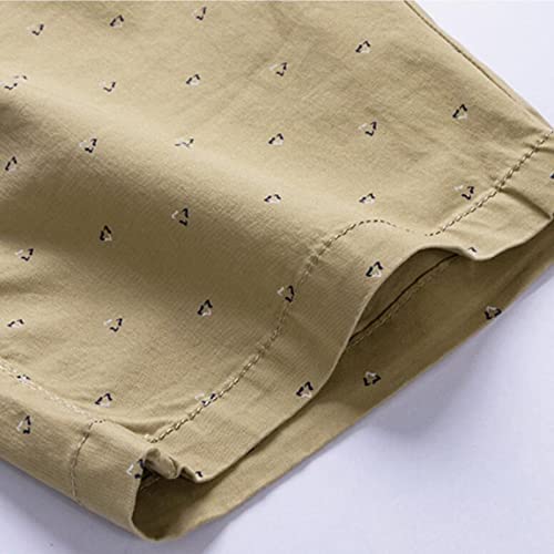 Heren overalls Shorts Zomer Mode Print Persoonlijkheid Trend Losse rechte comfortabele mid-taille casual shorts - Afbeelding 7