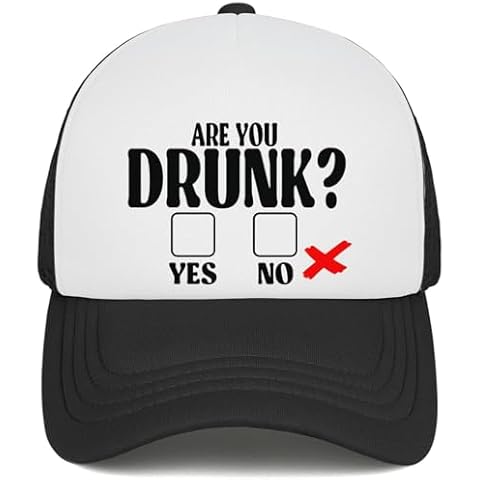 Funny Trucker Hat Funny Hats for Men and Women Gag Gifts Humorous Baseball Cap with Cotton Front and Breathable Mesh Back Cover