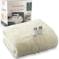 Sunbeam Sleep Perfect Queen Wool Fleece Heated Blanket 1 pc