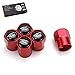 TK-KLZ 5Pcs Metal Car Wheel Tire Valve Stem Caps for Ford Focus Mondeo kuga Fiesta ecosport s-max Edge Mustang Transit Taurus f150 Exploror Decorative Accessory