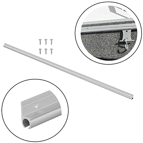 Riel de aluminio 180° ProPlus para optimizar el espacio de sombra en tu camper 2
