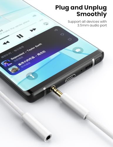 Adaptador de audio macho a hembra 3.5mm Fidioto con transmisión de alta fidelidad pura 3