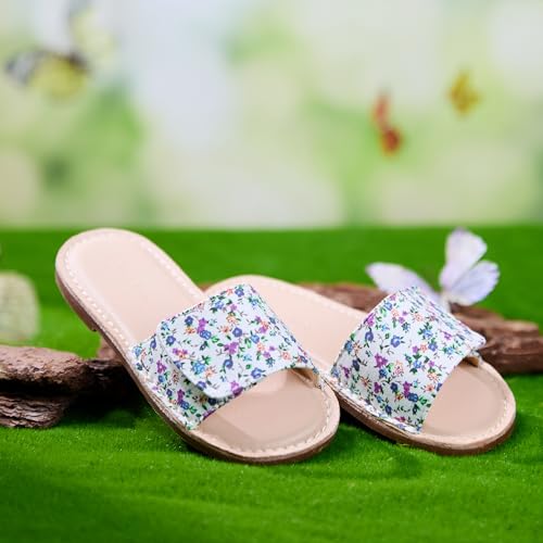 Image of THEE BRON Girls Cute Slip-On Slippers Stylish Sandals for Toddlers & Kids