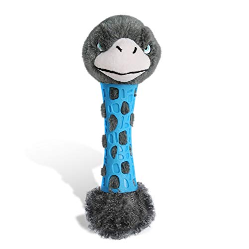 Nobranded Squeaker Dog Toy Clean Teeth Dog Chew Toy Ortrich's Stuffed Plush Dog Outdoors Toys for Small Dogs and Puppies