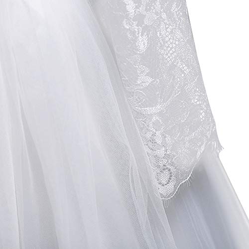 Vestido de princesa para fiesta de cumpleaños y damas de honor infantiles 6