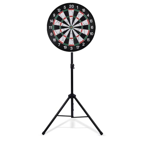 Dartboard Tripod Stand Heavy Duty Adjustable Height Stainless Steel Easy Assembly