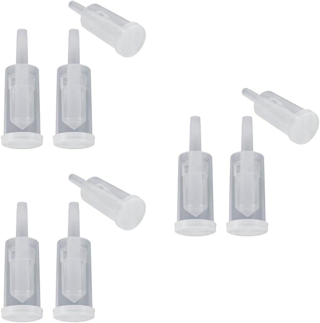 SHOWERORO 9pcs Cylinder Fermentor One-way Exhaust Water Sealed Check Valve for Wine Making Fermentation and Home Brewing Standard for Fit