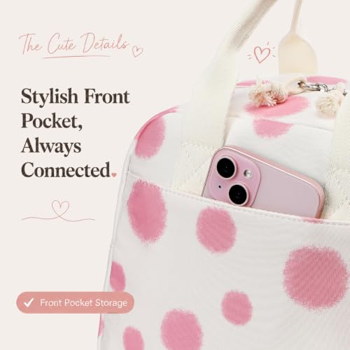 Image of LOVELYWIND Lunch Box for Women Cute Lunch Bags for Women Lunch Tote Bags Reusable Insulated Lunch Box Large Capacity Reusable Insulated Cooler for Work or Travel Gifts or Beach