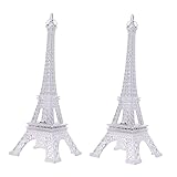 TIDTALEO 2Stücke Kreative LED Nacht Eiffelturm Lampe Stilvolle Tischleuchte für Schreibtisch Dekoration für Zuhause Bar und Besondere