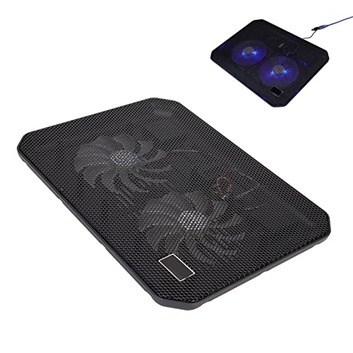 Base para laptop con doble ventilador y ángulo ergonómico miniatura 2