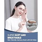 MZOO Luxury Sleep Eye Mask for Side Sleeper Men Women, Zero Eye Pressure 3D Sleeping Mask, Light Blocking Patented Design Night Blindfold, Soft Eye Shade Cover for Travel, Pink - Image 5