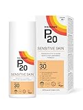 RIEMANN P20 SPF30 Sensitive Sun Cream 200ml, High Level UVA Protection for up to 10 Hours, Allergy Certification, Water Resistant, Durable & Long Lasting, Sweat Resistant