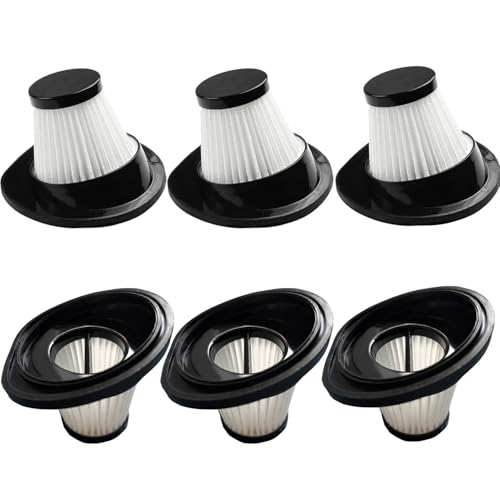 6 Pack Upgrated Hepa Filter Replacement Compatible with VacLife VL188 VL189 Handheld Vacuum Cleaner