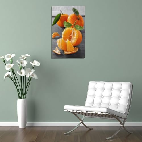 Décoration murale mandarines fraîches douceur de vivre - 5
