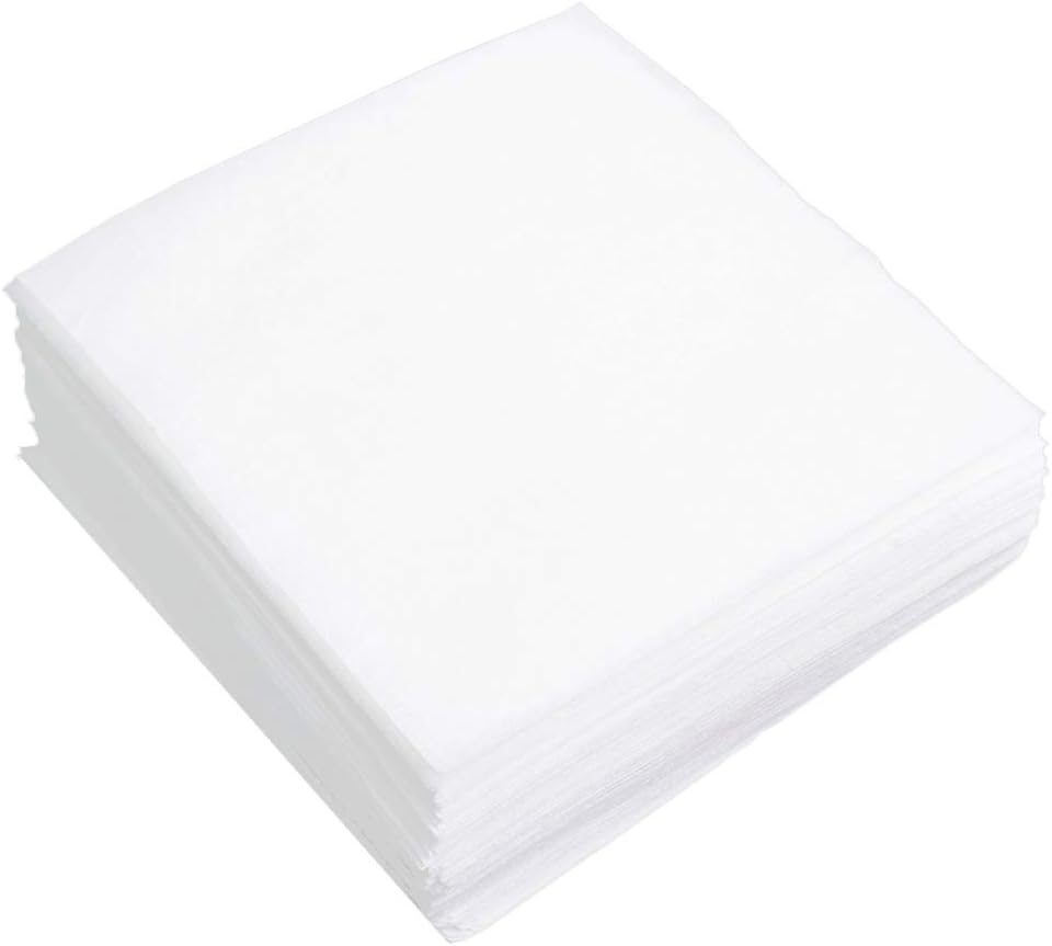 Xiaoyztan 150Pcs Lint-Free Cleanroom Wipes (6 x 6 Inches) Clean Nonwoven Polyester Blend Dust-Free Wiping Cloth for Laboratory Electronics Printing and Industries