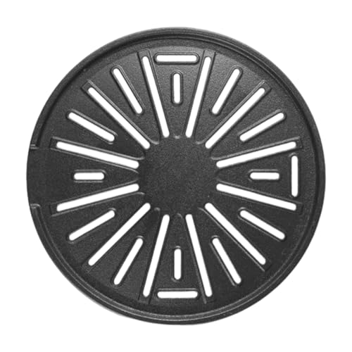MERIGLARE Parrilla para Barbacoa, Placa para Asar, Gran conducción de, para cocinar Carne, Parrilla, sartén para Acampar en Interiores y Exteriores, a Gas, Florón