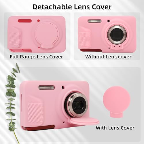 Funda silicona para Kodak PIXPRO FZ55 rosa miniatura 4