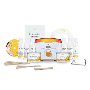 GiGi Pro 1 Hair Removal Waxing Kit, All-in-one Kit for Professional and Salon Use, Efficient and Convenient, For Brows, Upper Lip, Underarms, Chest, Legs, and Bikini Area, For All Skin & Hair Types