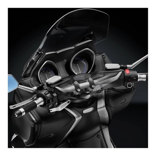 Fixation guidon moto T-MAX support rehausseur adaptateur pour pontet - 3