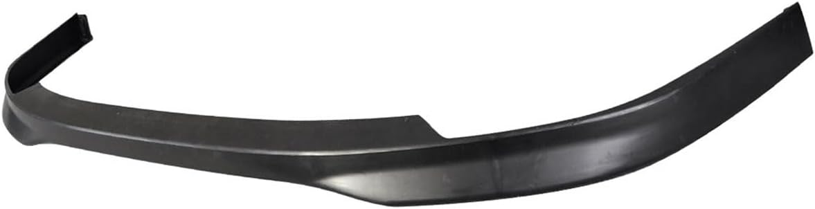 Front Bumper Lip Compatible with 1998-2001 Acura Integra All Models, Unpainted Black Type R PP - Polypropylene Front Lower Chin Spoiler Protector, 1 PC