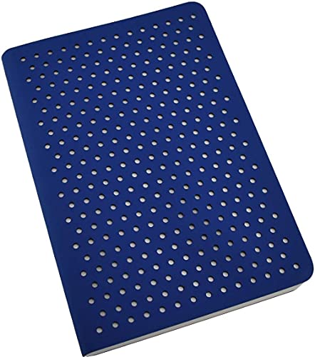 Zequenz Classic 360 Air Series, Size: Large, Color: Blue, Paper: Dot, Soft Cover Notebook, Soft Bound Journal, 5.75" X 8.25", 200 Sheets / 400 Pages, Dot Grid Pattern Premium Paper #TOP1