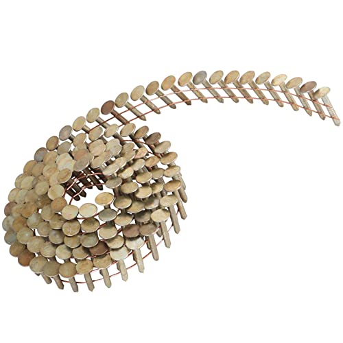 Findmall Siding Nails 3/4 Inch By .120 Inch 3600 Count 15 Degree Electro Galvanized Roofing Nails #TOP2
