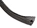 Braided Sleeving,75 ft.,Black