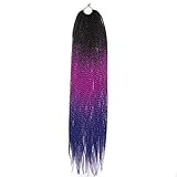 Geyashi Hair 24 Inch 1 Pack/Lot 3x Senegalese Twist Box Braids Crochet Hair Extensions 100G/Pack Pre...