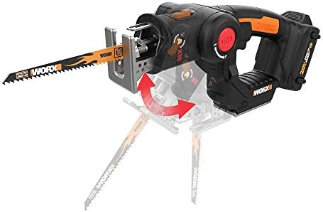 WORX WX550L 20V Power Share Axis Cordless Reciprocating & Jig Saw