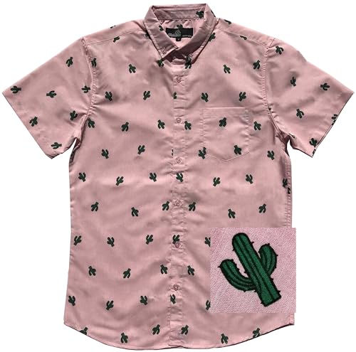Image of Molokai Surf Button Down Slim Fit Hawaiian Short Sleeve Shirts