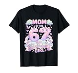 Mom 67 Meme Birthday 7 Years Old Watercolor Pastel Rainbow T-Shirt
