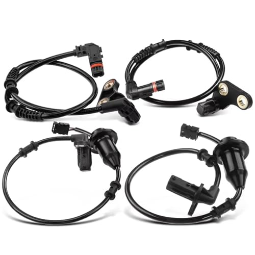 Compatible With For SLK230 R170 2001-2004 4�{�Z�b�g �t�����g ���A�p ABS�z�C�[�� �X�s�[�h�Z���T�[�p OEM�F1705400917 1705401217 1705401317 1705400817