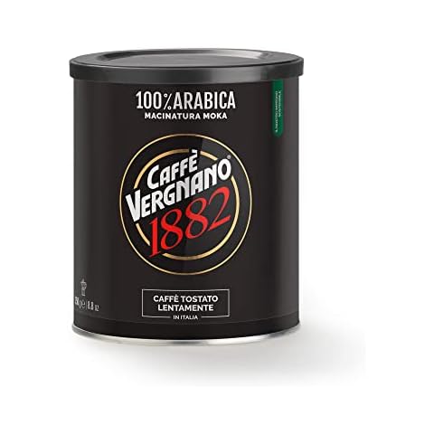 Caffè Vergnano 1882 Kaffee Dose 100% Arabica gemahlen Mokka Cover