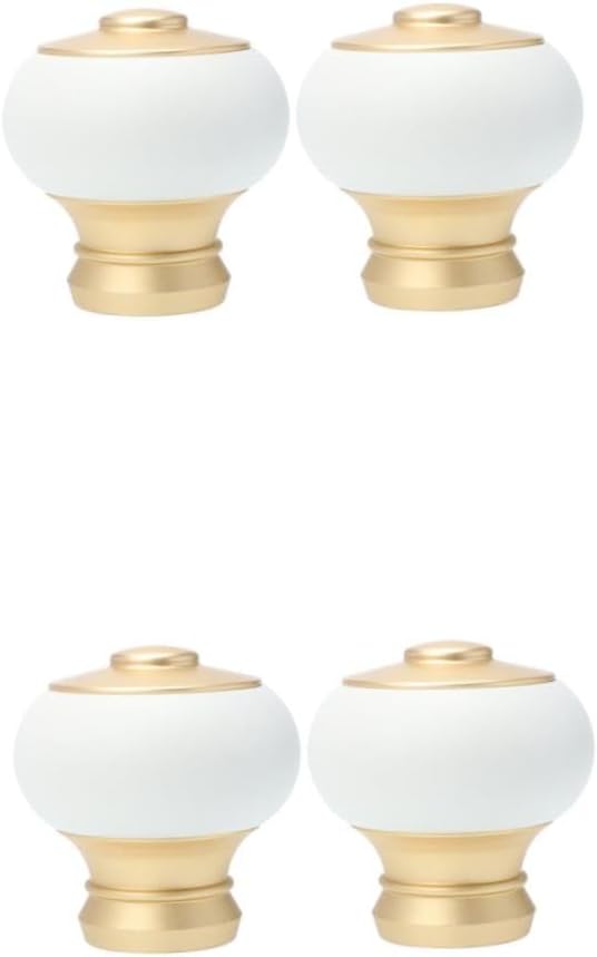 ABOOFAN 4pcs Curtain Rod Ends Window Curtain Rods Finials Sturdy for Home Decor