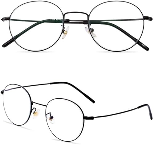 Miniatura 2 de Gafas de lectura redondas progresivas multifocal, marco de metal, lentes vintage, fotocromáticas, anti-UV, unisex (talla  2.5X)