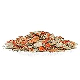 HÜHNER Land Hühnerfutter Früchte-Gemüse mit Kräutern Menü 1kg I Gemüseflocken für Hühner, Geflügelfutter, Natürliches Hühner Zusatzfutter Vitamine & Nährstoffe