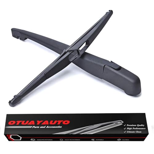 OTUAYAUTO Braccio Tergicristallo Posteriore e Lama per Corsa D/MK 4 2006-2014, Grande Punto 2005-2014