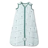 NINTARABABY 1.5 TOG Sleep Sack - Premium Organic Cotton, Soft, Breathable, Wearable Blanket for Newborns, Infants & Toddlers (0-24 Months), Unisex Baby Sleeping Bag, Gifts for Babies