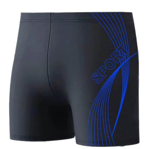 zcgoxvn Sport Swiming Shorts Men Stretch Swim Briefs Quick Dry Swimsuits Compression Swim Trunks Swim Boyshorts Surf Swimwear, A1-blue, 4X-Large
