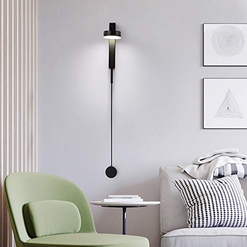 Applique murale LED géométrique avec interrupteur pour éclairage doux