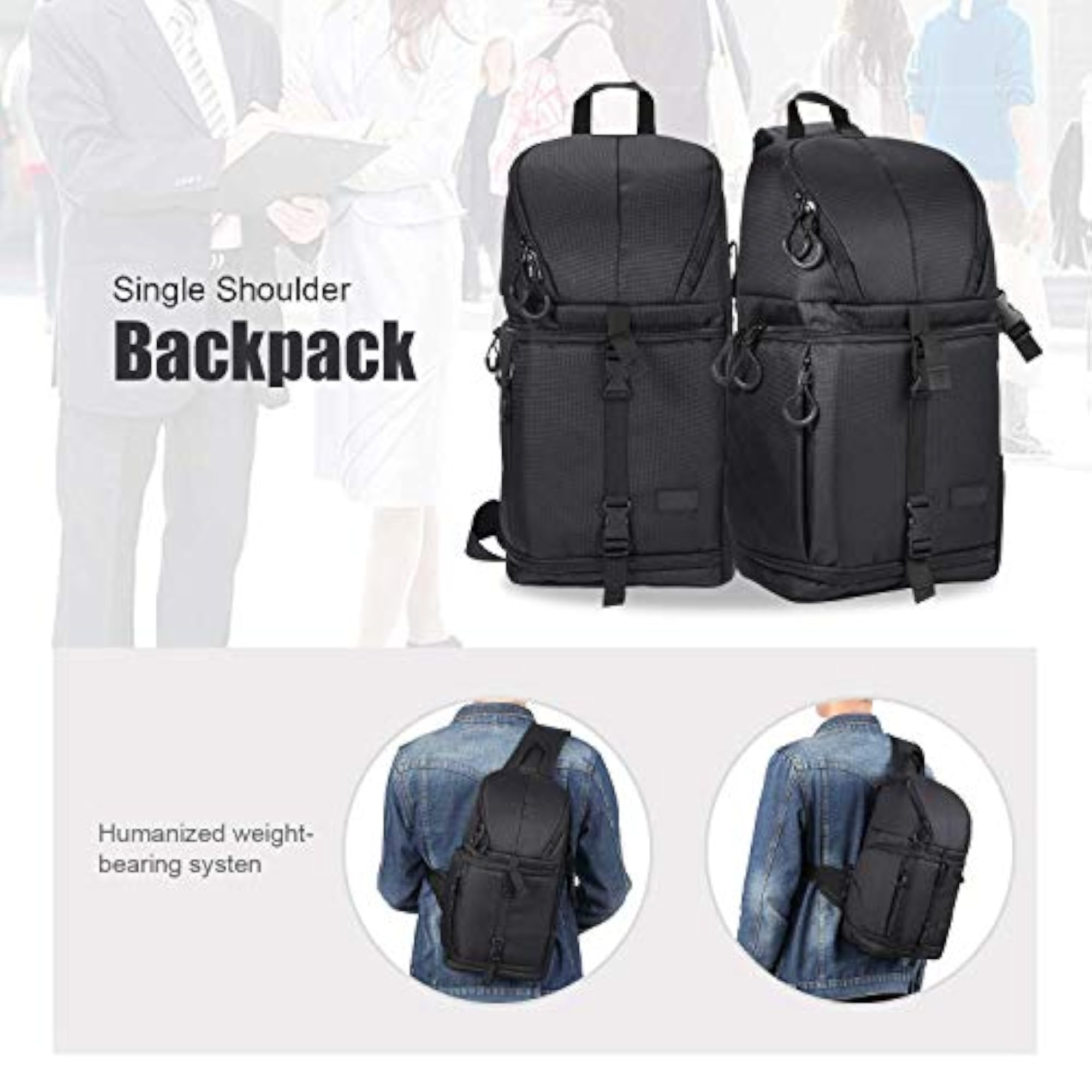 Portable Large Capacity Multi-Function Outdoor Waterproof Backpack