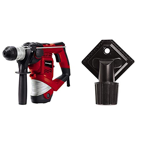 Einhell Bohrhammer TC-RH 900 (900 W, 3 J, Bohrleistung in Beton 26 mm, SDS-Plus-Aufnahme, Metall-Tiefenanschlag, Koffer, inkl. Bohrdüse)