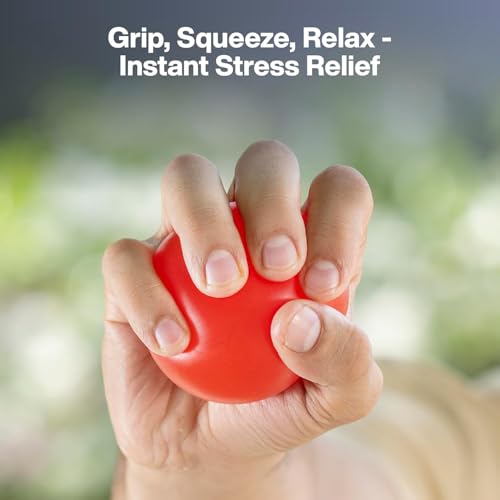 Image of Dr. Care Gel Exercise Ball for Hand, Grip Muscle Strengthening,Stress Relief, Arthritis, Finger, Wrist, Carpal Tunnel & Pain Relief (Multi Color)