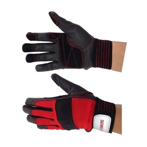 富士手袋 作業 手袋 PUトンクレ LL 黒/赤 029