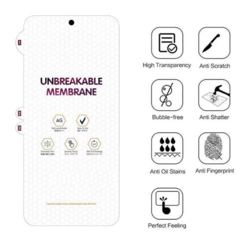 Image of BLACKSHEEP Matte Screen Protector for Vivo T4 Pro 5G Membrane Case Friendly Full Edge to Edge Screen Coverage & Installation Kit- (Pack of 1)