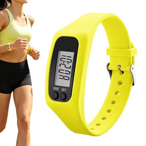 Digital Fitness Watch, Step Calorie Counter Wrist Monitor, Running Mile Activity Pedometer Band, Lightweight Sport Exercise Watc