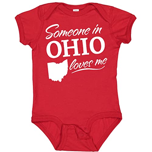 inktastic Someone in Ohio Loves Me Baby Bodysuit