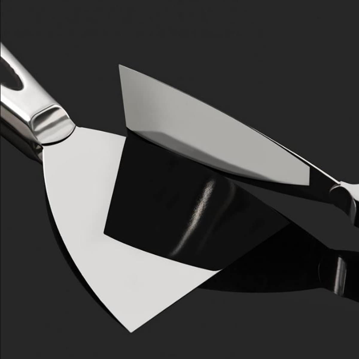 Coltello da stucco, coltello da riempimento, in acciaio inox, per stucco e cartongesso, flessibile, per pareti e carta da parati, 15,2 cm