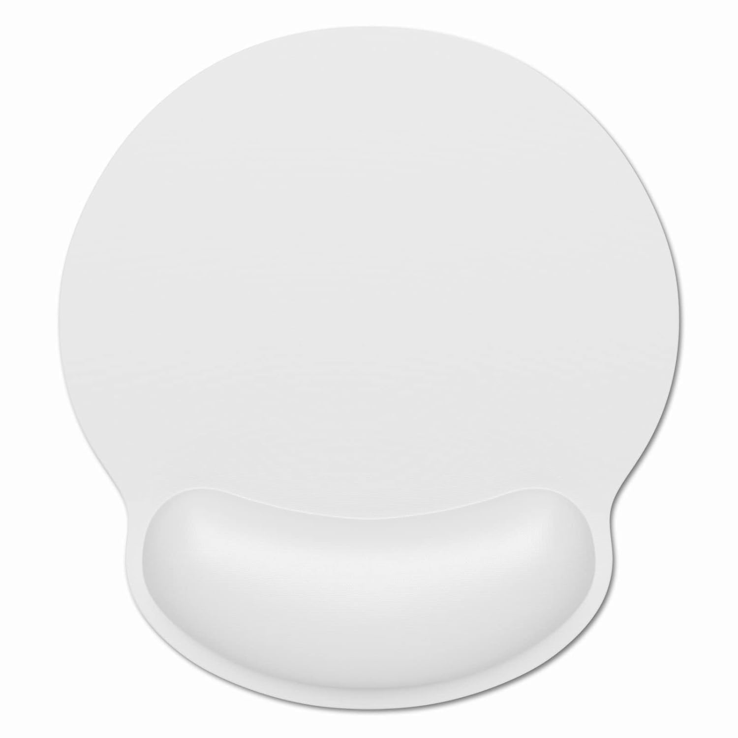 Gel Mouse Pad Wrist Rest Memory-Foam Ergonomic Mousepad Cushion Wrist Support & Pain Relief Suitable for Gaming, Computer, Home & Office Non-Slip Rubber Base (White, Round)-image-45